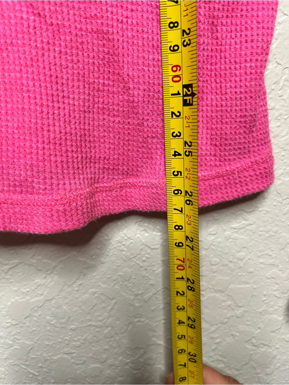 PINK Victoria’s Secret Y2K Thermal Hoodie Top size S - Picture 10 of 12